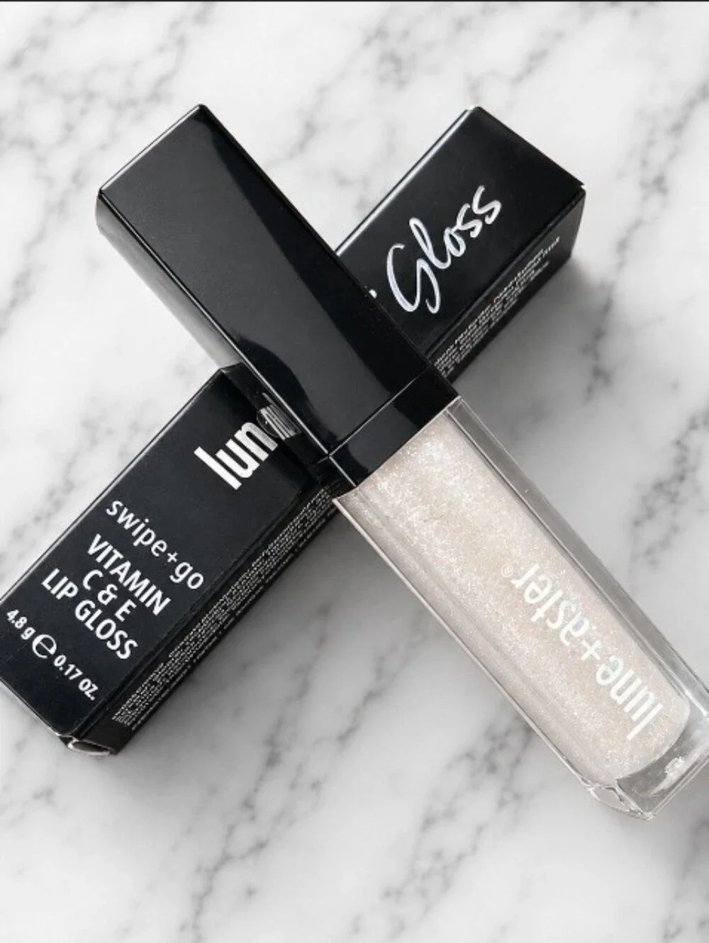 Lune+Aster ROCKSTAR Vitamin C+E Lip Gloss .17oz NIB! $20 MSRP